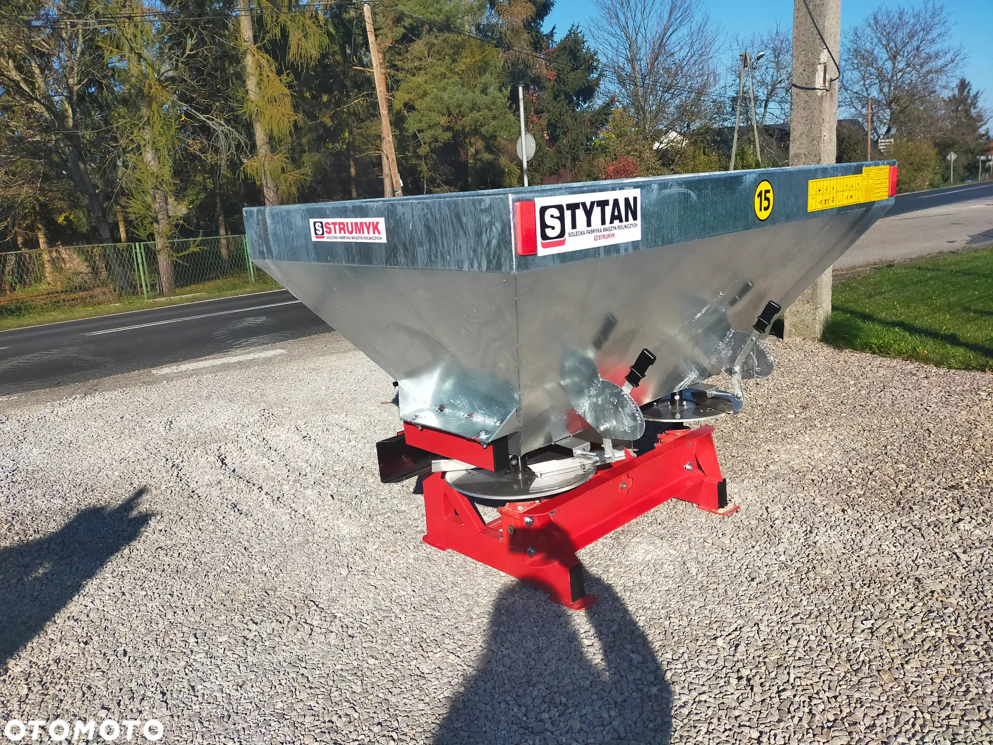 Rozsiewacz nawozów DWUTALERZOWY / siewka TYTAN strumyk/ altro/ abra/ janpol - 9