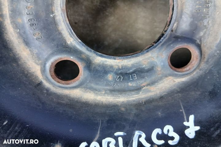 Roata de rezerva slim R14 6N0601025G 31/2J14H2 ET42 105/70 R14 6N0601 - 3