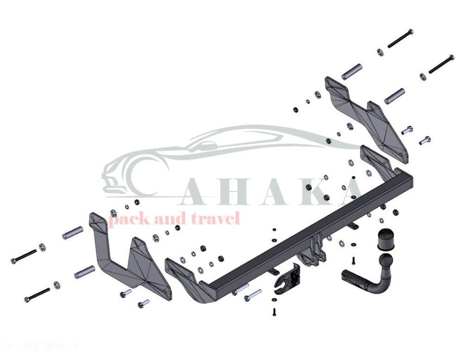 Hak Holowniczy Odkręcany Do Dacia Dokker 2012-2017 - 3