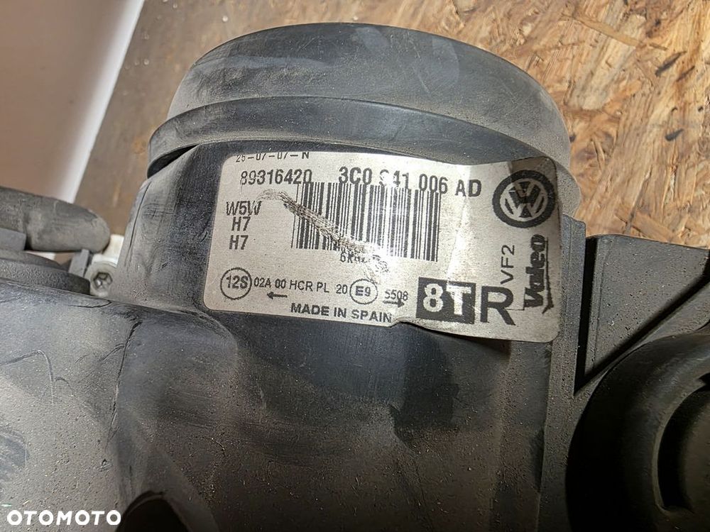 VOLKSWAGEN PASSAT B6 LAMPA PRZEDNIA PRAWA  ANGLIK 3C0941006 - 5