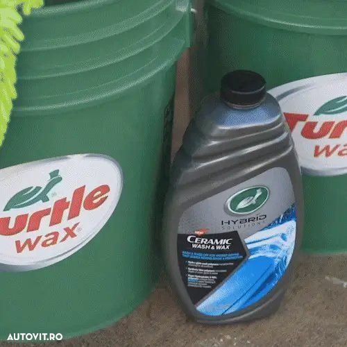 Sampon auto cu ceara Turtle Wax 53351 Hybrid Solutions Ceramic Wash & Wax 1,42 Litri - 3