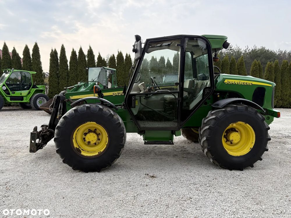 John Deere 3420 / TELESKOPOWA / 7 METRÓW / SZYBKA I MOCNA / BEZ DPF I ADBLUE / SPROWADZONA Z NIEMIEC / ŁADNIE UTRZYMANA / ORYGINAŁ / KLIMA / 33.7 26.6 42.7 38.7 531-70 532-70 735 741 634 3400 - 2