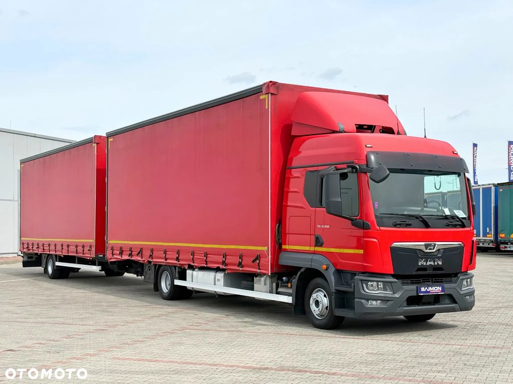 MAN TGL 12.250 / ZESTAW TANDEM 120M3 / 7,73 M + 7,73 M - 3