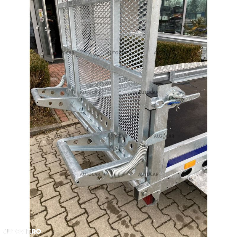 Wiola Remorca cu doua axe, franata, pentru transportul utilajelor de constructii 2,7t 3m - 7