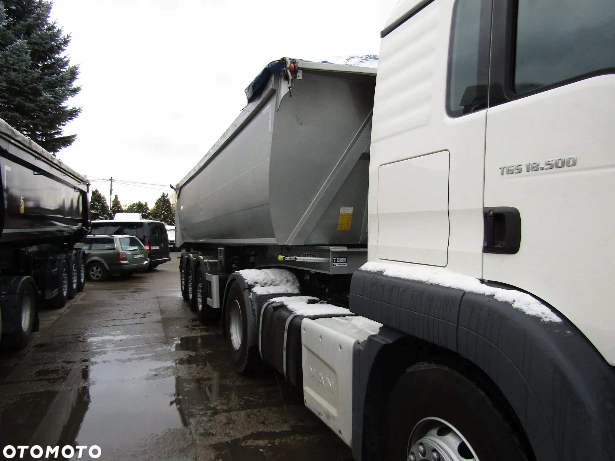 Granalu S3NA10 / 27m3 / ALUMINIOWA / OŚ PODNOSZONA / 5,1T - 7