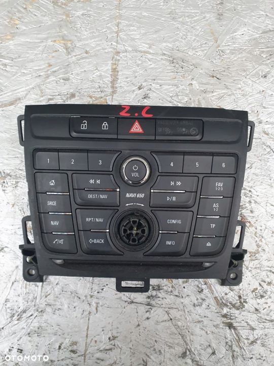 OPEL ZAFIRA C ASTRA J PANEL RADIA NAVI 650 - 1