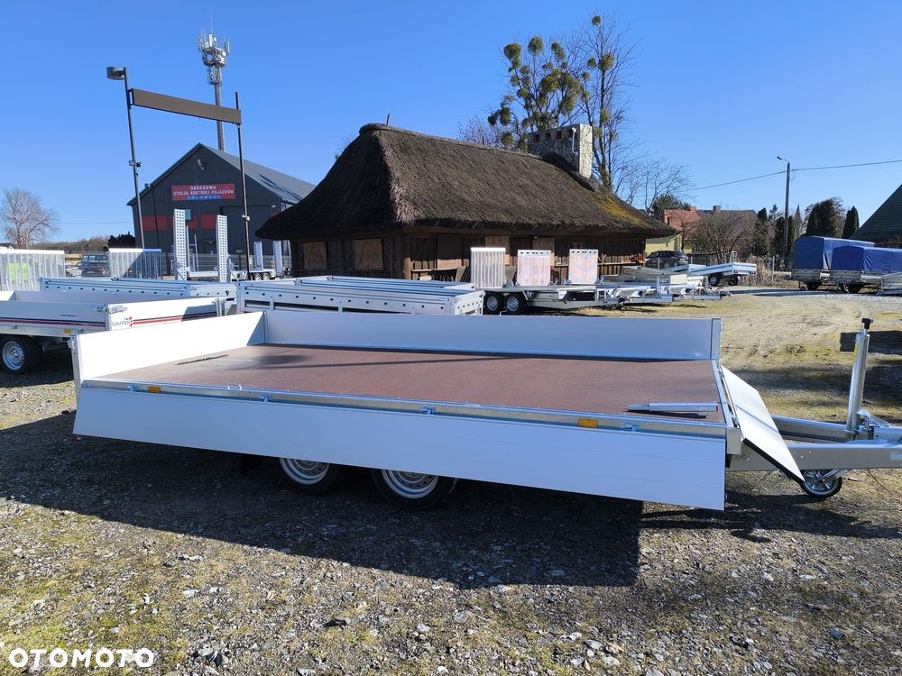 Neptun Przyczepa Neptun Gaupen N27-405 2 HL Nordica PRO 405x197,5x30 DMC 2700kg burty alu mocna spawana Wrocław Motomus - 11