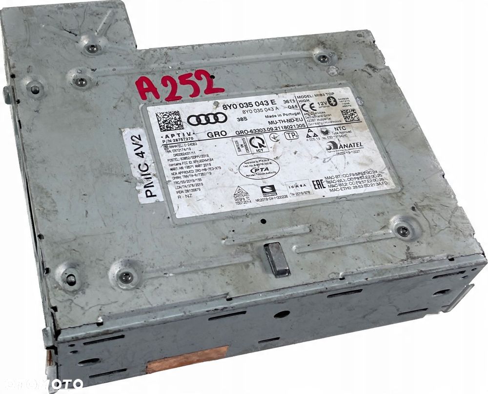 AUDI A3 MIB3 TOP HIGH CZYTNIK MMI MIB3 8Y0035043E - 10