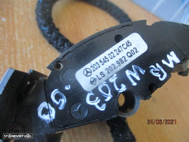Comutador 20354502247 MERCEDES W203 2000 CRUISE CONTROL MERCEDES W203 2001 C200 CDI 115CV 4P CINZA - 2