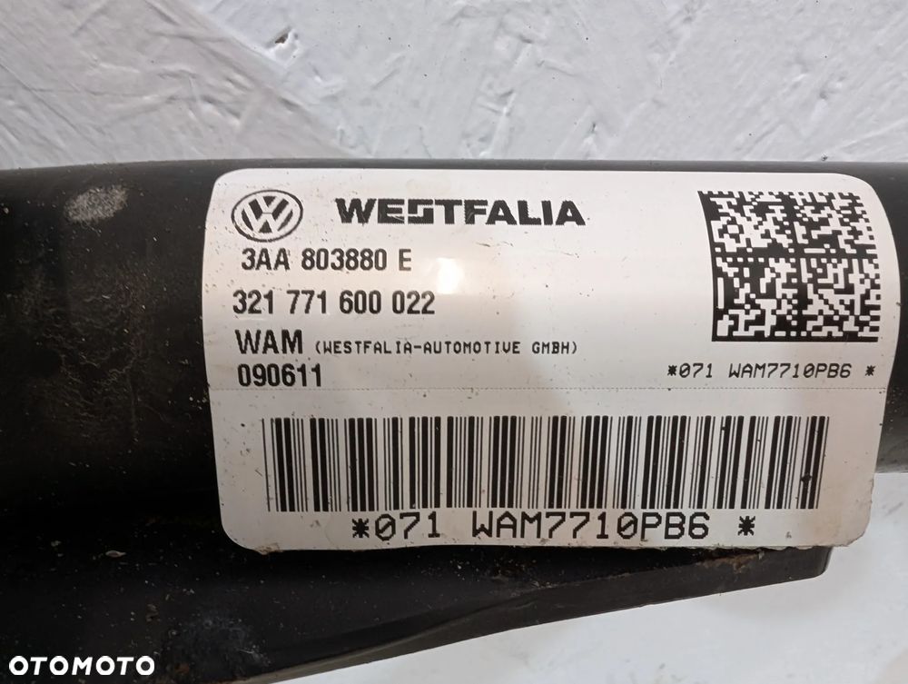 VW PASSAT B7 HAK HOLOWNICZY ORYGINAŁ KOMPLETNY MODUŁ 3AA803880E 7N0907383 - 5