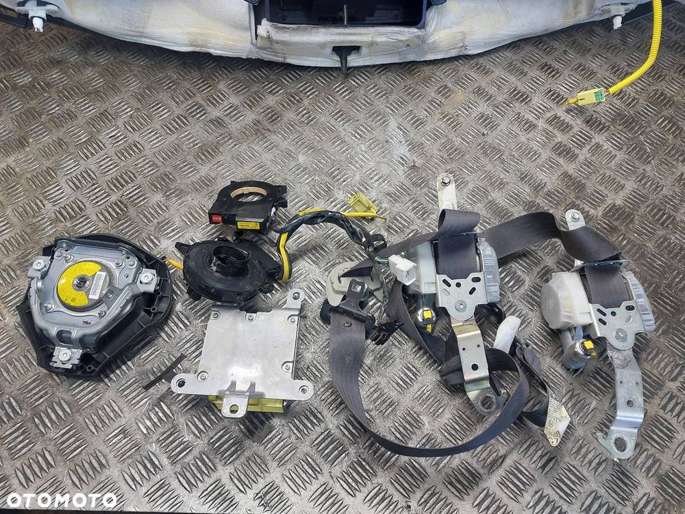 ZESTAW AIRBAG KOKPIT DESKA MODUŁ PODUSZKI PASY TAŚMA SUBARU LEGACY IV - 9