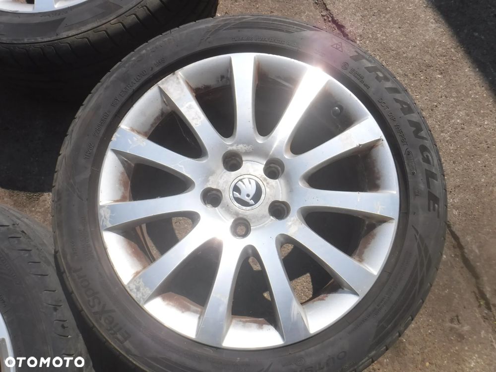Skoda Yeti Lift Octavia Superb Vw Passat Golf Audi Seat alufelgi 5X112 17 ET45 7j 5L0601025D - 2
