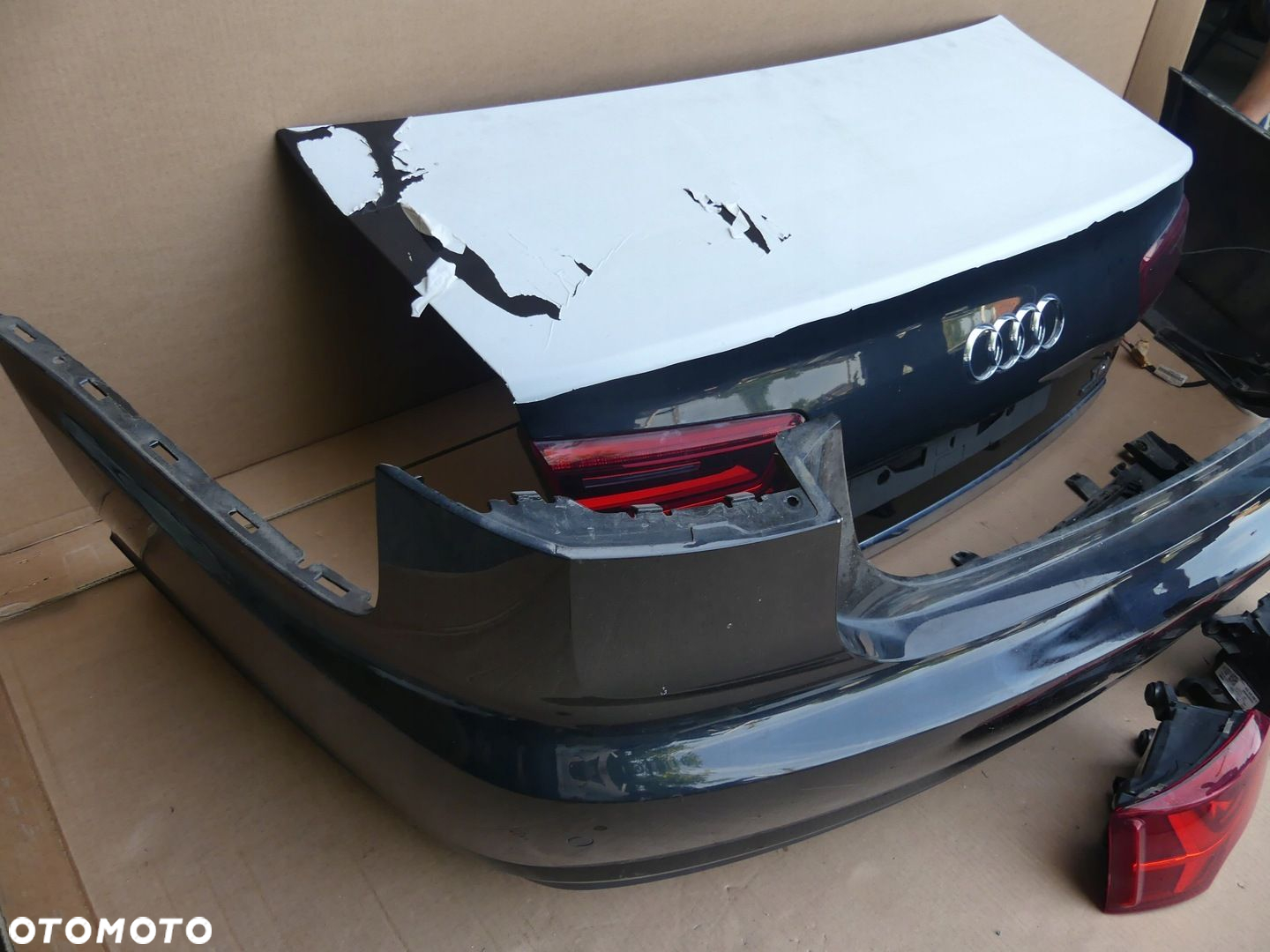 DW AUDI A6 C7 LIFT ZDERZAK 4 PDC LAMPY MATRIX KLAPA 4G5945095E 4G5945096E - 4
