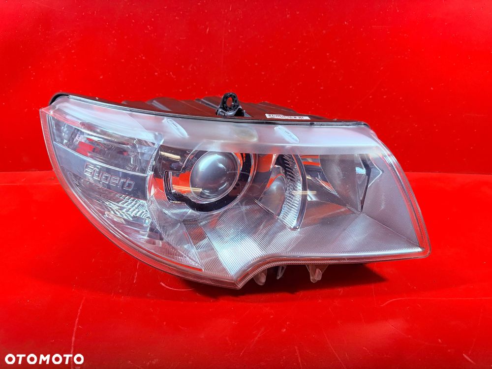 LAMPA PRAWA SKODA SUPERB II 2 3T1 BI XENON SKRĘTNA EU 3T1941016 - 1
