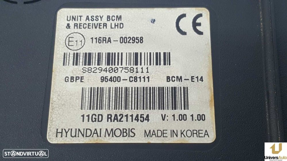 MÓDULO ELETRÓNICO HYUNDAI I20 ACTIVE TECNO - 4