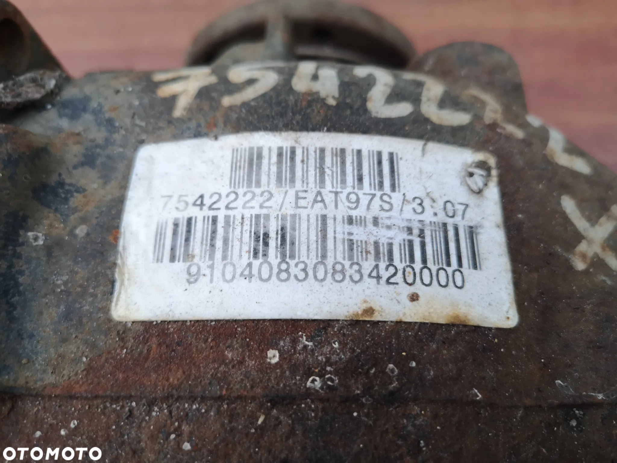 MOST DYFERENCJAŁ BMW X3 E83 2.0d M47T 150km 3.07 7542222 MANUAL - 4