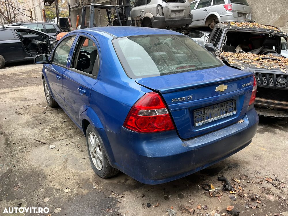 Dezmembrez Chevrolet Aveo 2009 albastru 1,4 benzina - 4