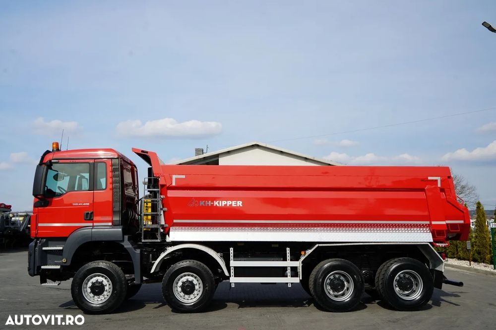 MAN TGS 41.480 / 8X8 / ​​​​BASCULĂ SPATE / KH KIPPER / AUTOMATĂ / EURO 6 - 9