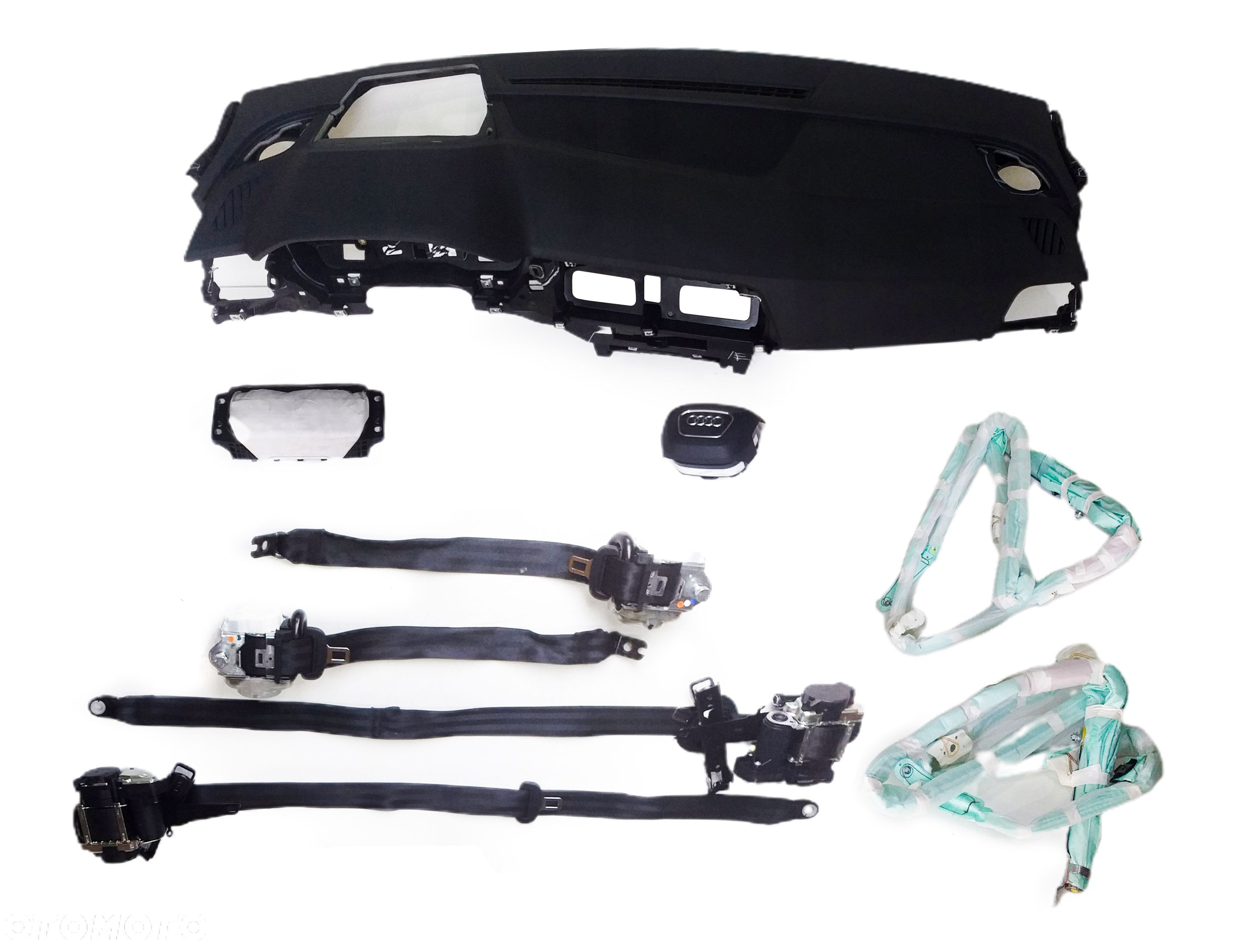 AUDI Q5 80A AIR BAG AIRBAG komplet DESKA ROZDIELCZA KONSOLA PASY - 1