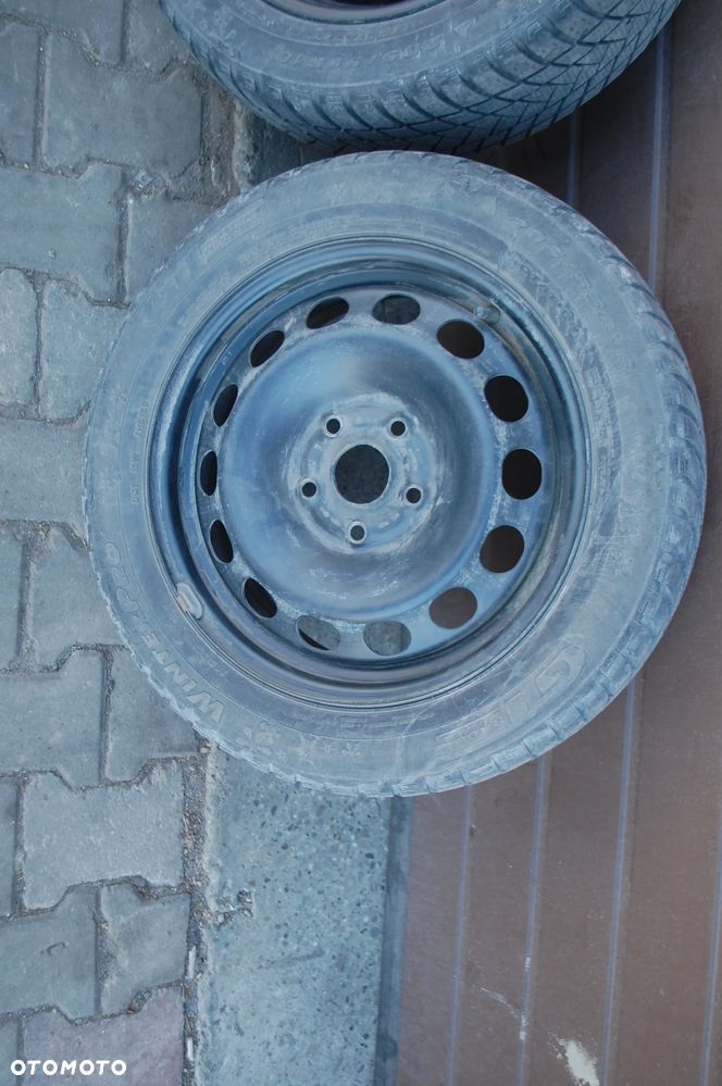 KOŁA FELGI STALOWE + OPONY ZIMOWE 2020R. 205/55R16 5X112 ET50 6J KBA43733 AUDI A3 8P SKODA VW GOLF V SEAT - 4