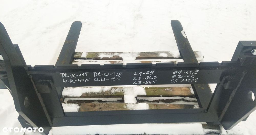 Widły KRAMER 320 312 z karetką 2,5t 120 cm [OS 11010] - 3