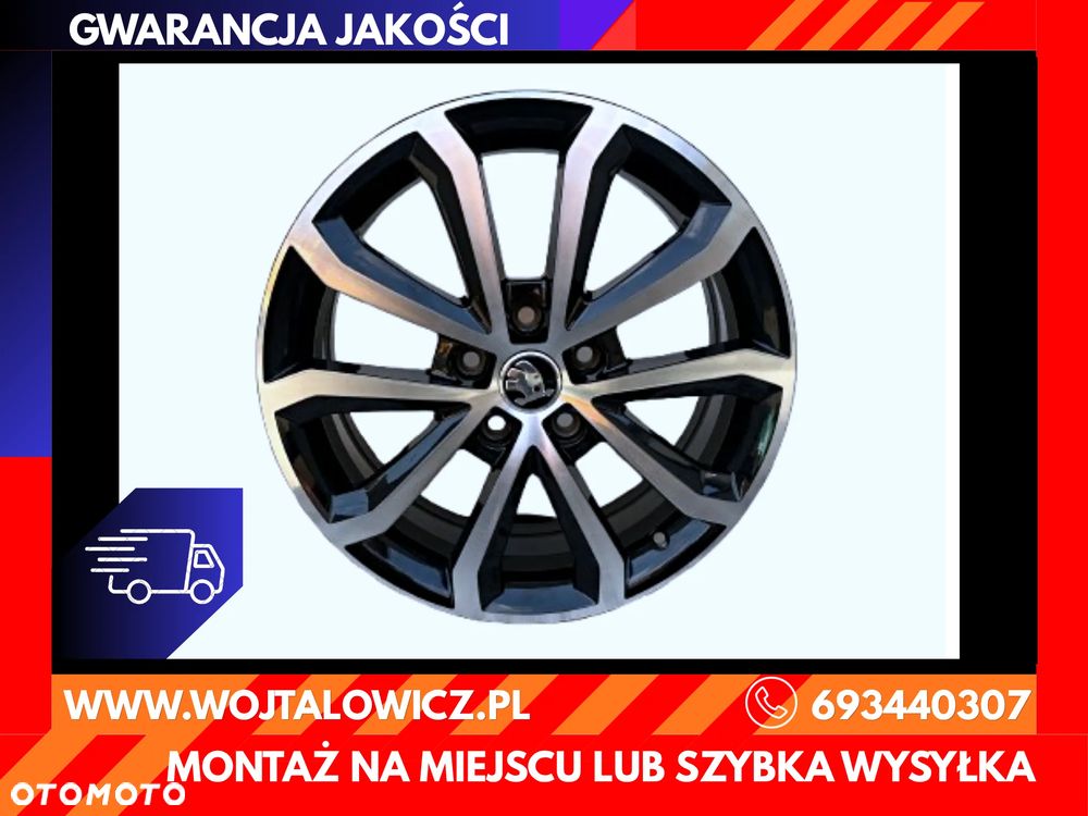 Felgi Aluminiowe Skoda Octavia 17 5x112 5E0 OE - 1