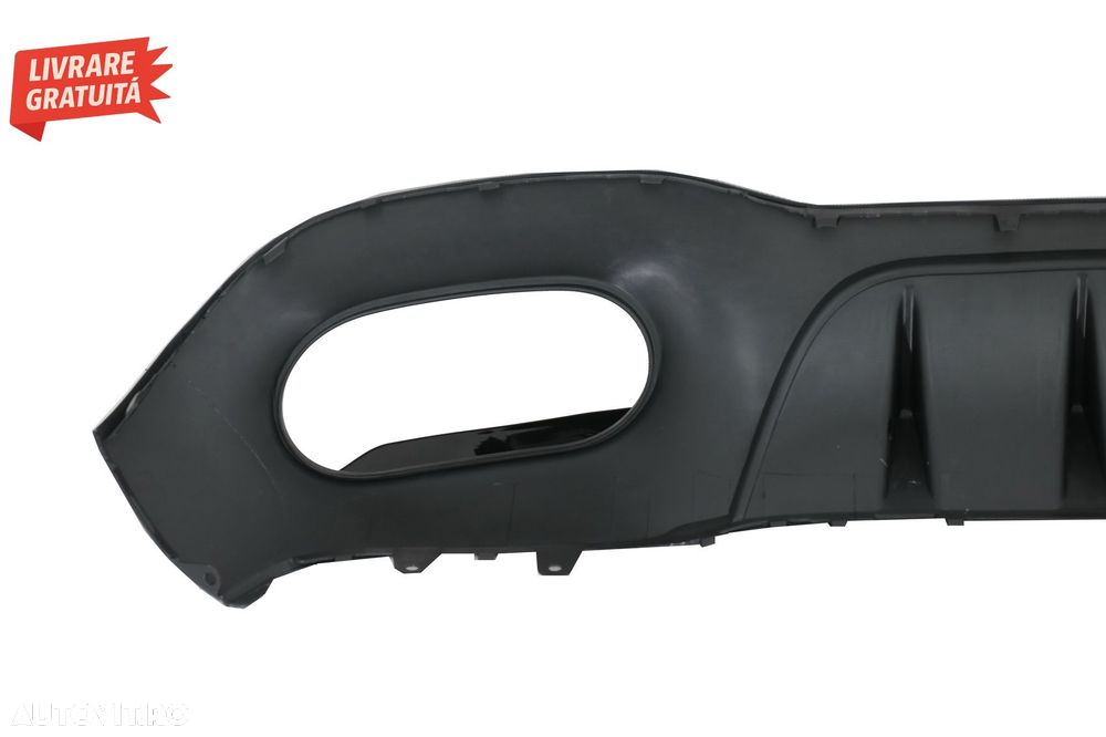 Difuzor Bara Spate Mercedes A-Class W177 Hatchback (2018-Up) Evacuari Crom- livrare gratuita - 6