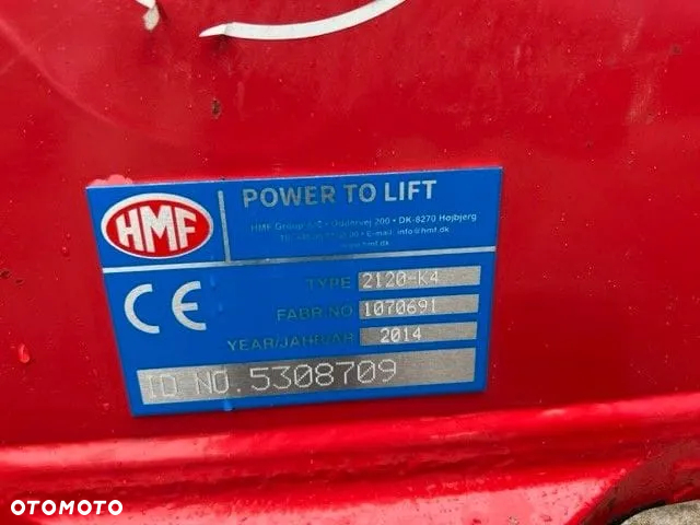 Inny HMF 2120 K4 2014r. HDS Żuraw Pilot Crane Kran - 3