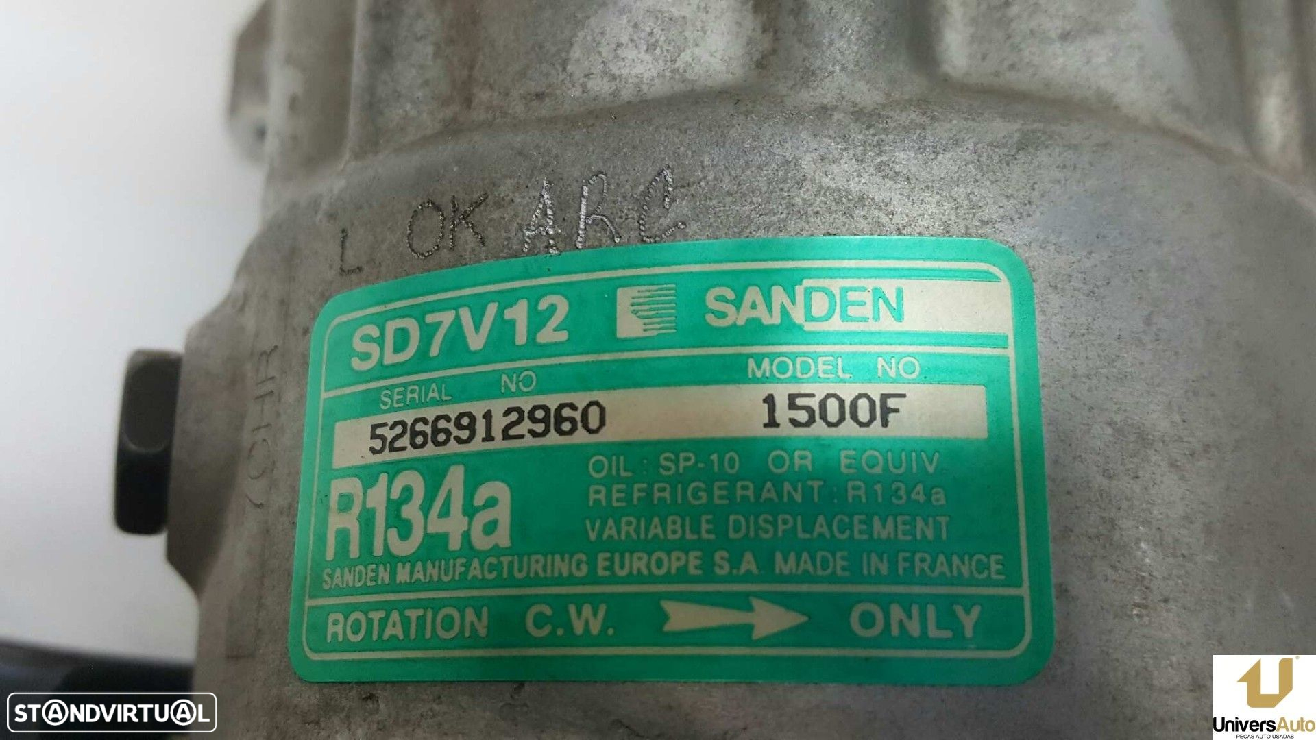 COMPRESSOR DE AR CONDICIONADO PEUGEOT 306 BERLINA 3/4/5 PUERTAS (S2) BOULEBARD - 6