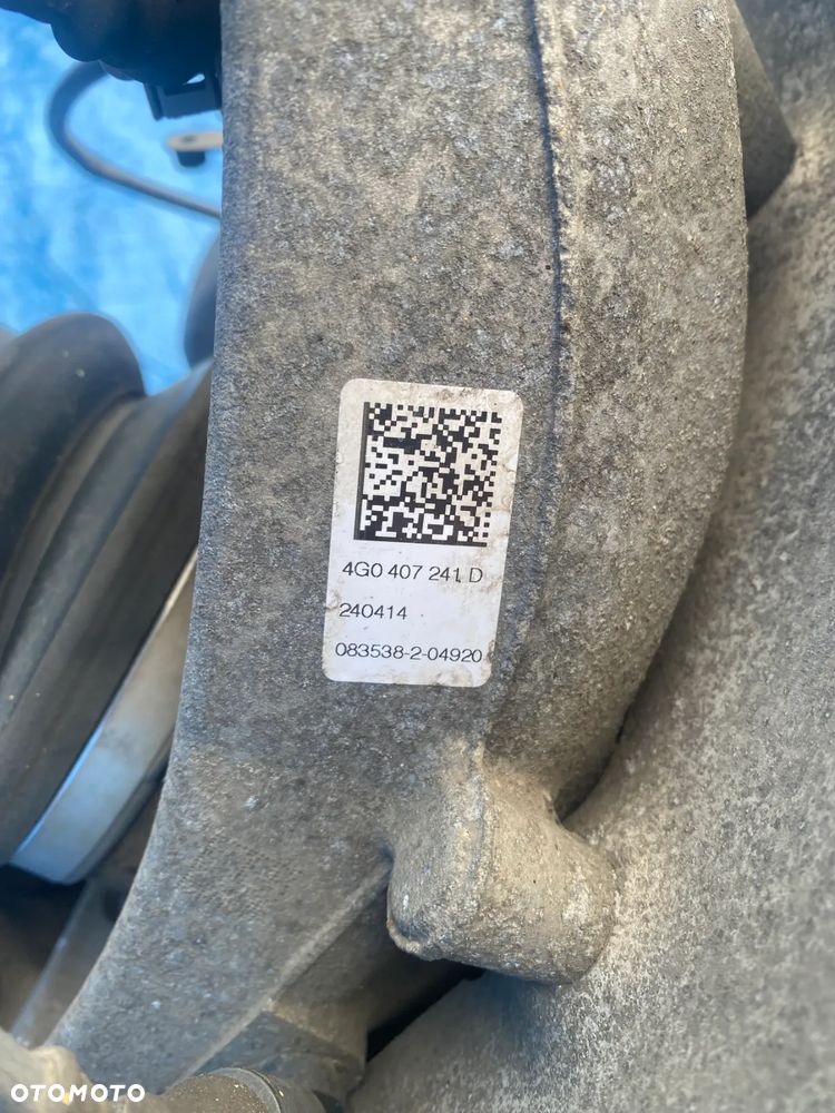AUDI A6 C7 ZWROTNICA PIASTA WAHACZE KOMPLET PRAWY PRAWA  PRZÓD PRZEDNIA ORYGINAŁ 4G0407241D    4G0407242D - 11