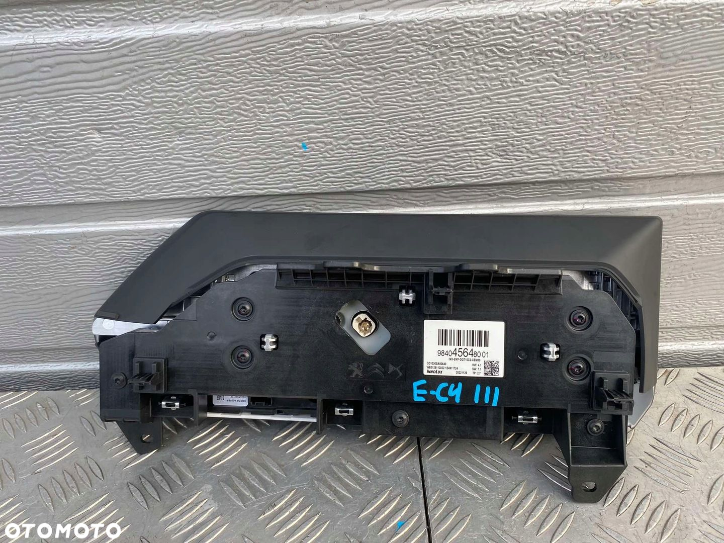 CITROEN E-C4 C4 III EKRAN WYŚWIETLACZ MONITOR EUROPA 9840456480 - 4