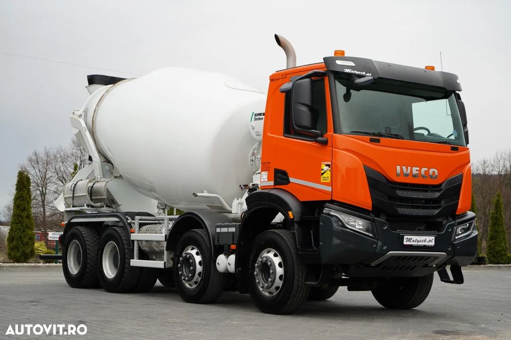 Iveco X-WAY 420 / 8X4 / 9 MIXER CUBIC / SCHWING STETTER / AUTOMAT / EURO 6 - 2