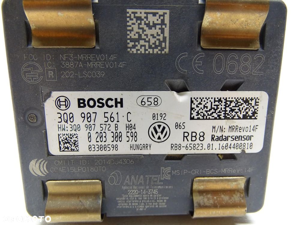 RADAR DISTRONIC 3Q0907561C VW PASSAT B8 SUPERB III - 5