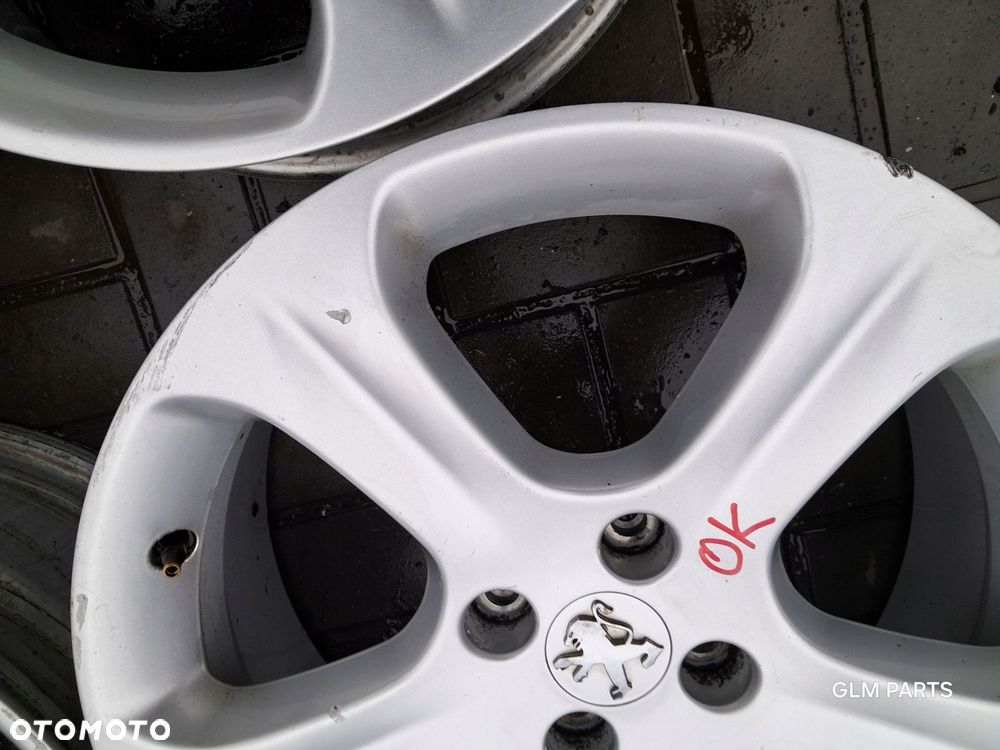 peugeot 308 i 3008 felgi aluminiowe 18" 9685121480 7,5j et29 4x108 - 10