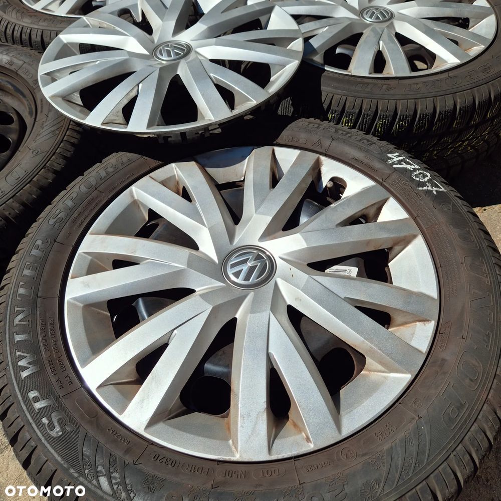 ZIMA KOŁA 205/55 R16 VW GOLF CADDY PASSAT AUDI A3 A4 OCTAVIA LEON TOURAN - 6