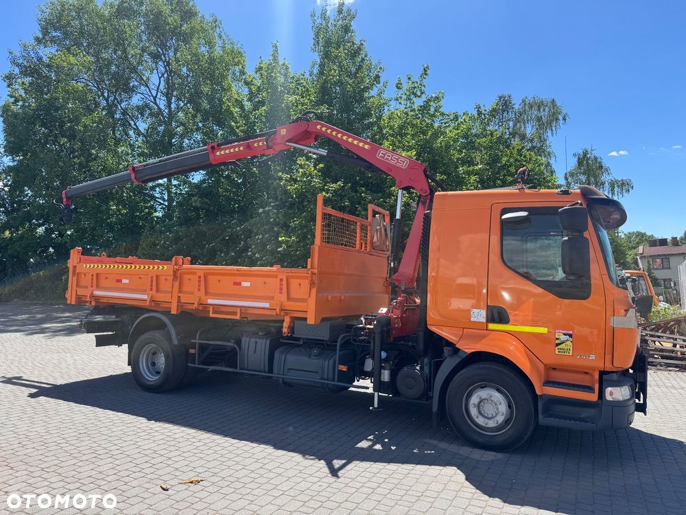 Renault Midlum 240DXi Wywrotka 3str HDS Fassi SPECJALNY Czołownica Solarka Piaskarka - 14
