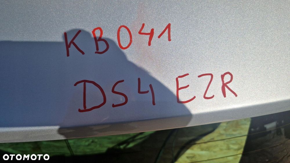 CITROEN DS4 KLAPA TYŁ TYLNA BAGAŻNIKA KOMPLETNA KOD LAK. EZR - 3