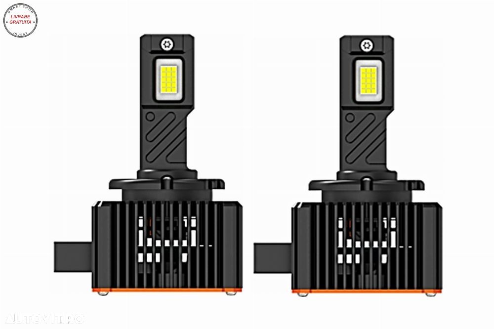 Set Becuri LED D1R Conversie Xenon-LED Seria D 6000K 4300LM High Power- livrare gratuita - 3