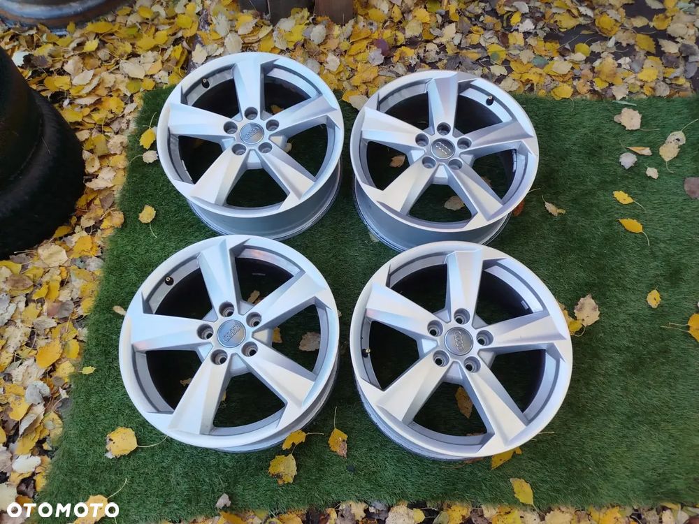 Felgi Aluminiowe Audi 5x112 7Jx17 Et45 81A 601 025B Oryginał Super Stan - 1