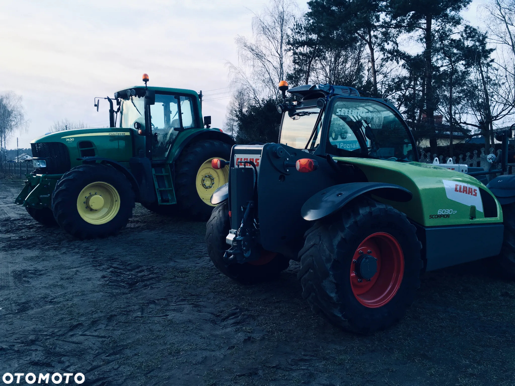 John Deere 7430 Premium Nowe opony Pneumatyka Video - 26