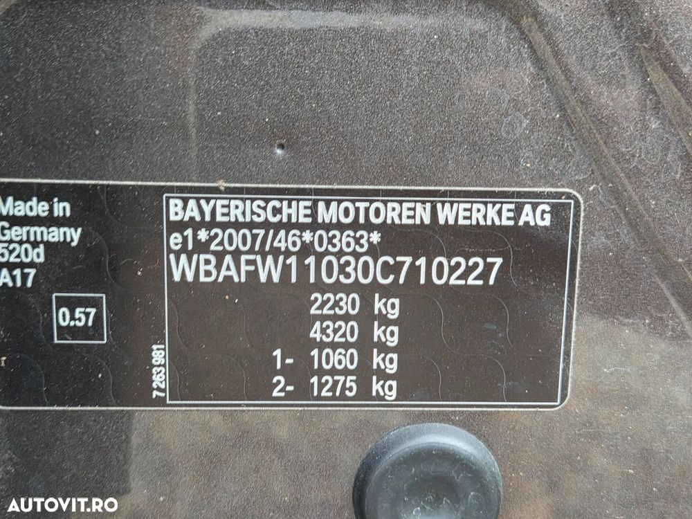 BMW Seria 5 520d Efficient Dynamics Edition BluePerformance - 20