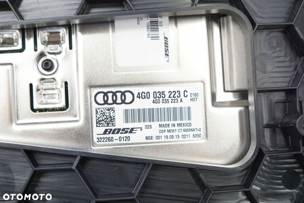 AUDI A6 C7 13R GŁOŚNIK GŁOŚNIKI ZESTAW WZMACNIACZ KOMPLET BOSE - 7