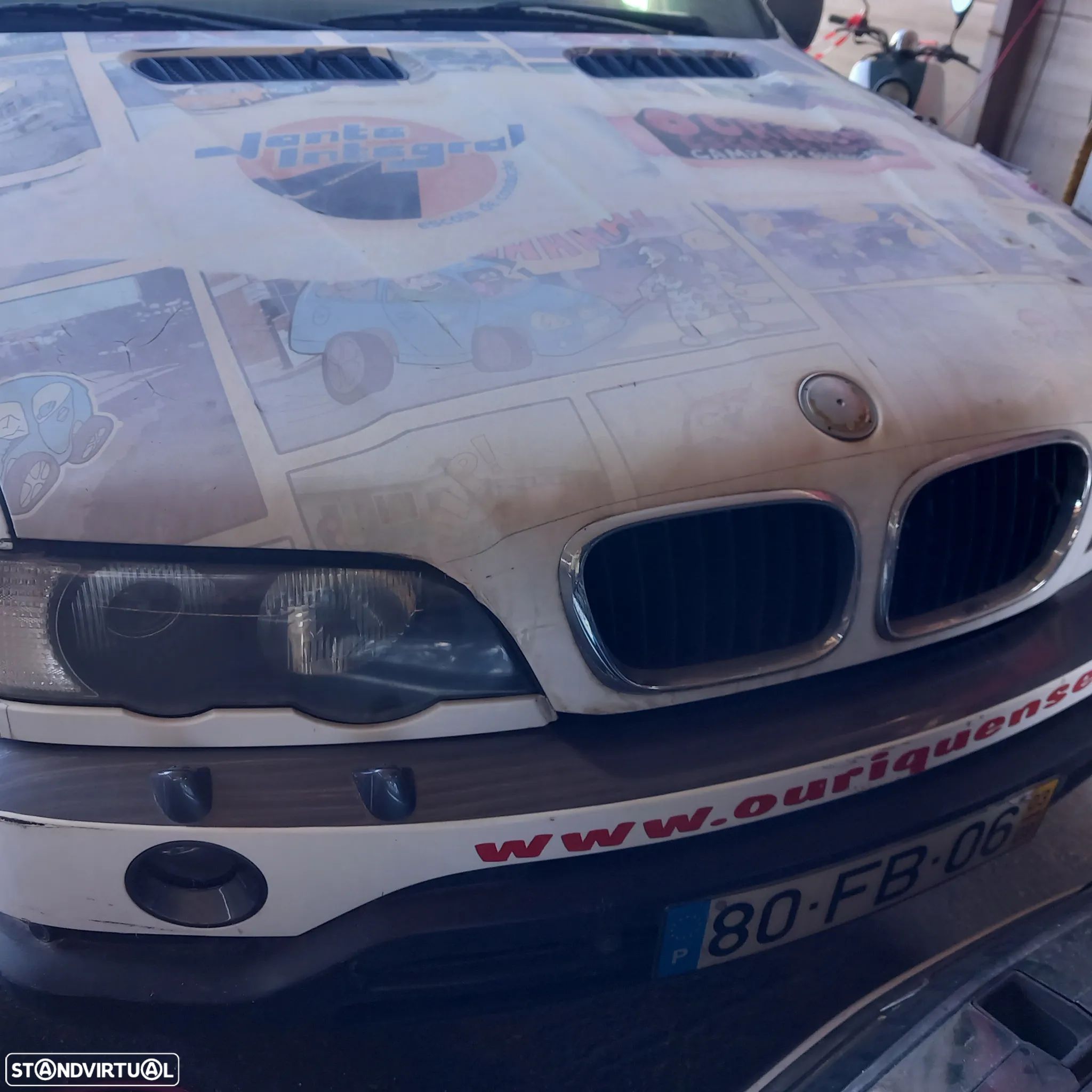Frente completa sem airbags bmw x5 E53 - 1