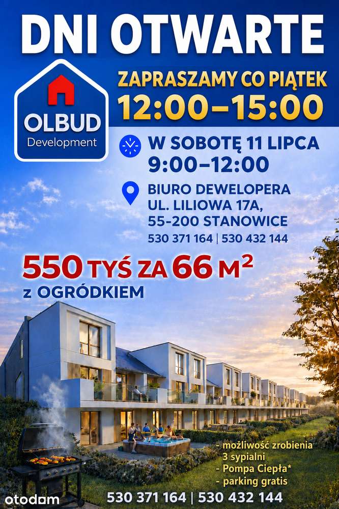 MIESZKANIE Parter 66,40 m² | Ogródek / miejsce postojowe gratis