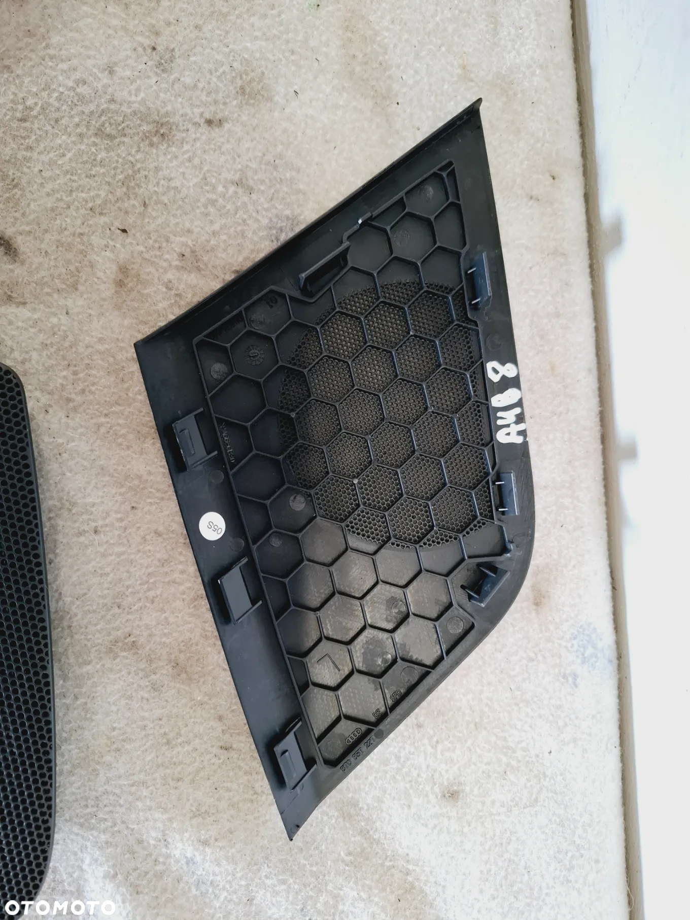 Maskownica Osłona Głośnika Boczka Lewa/Prawa Przód/Tył Czarna Audi A4 B8 - 5