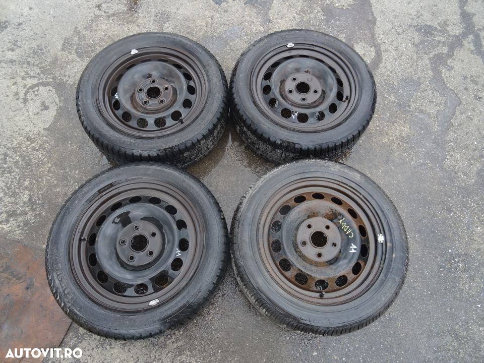 Vand Jante Tabla cu Cauciucuri Volkswagen Caddy 205/55 R16 din 2007 - 2