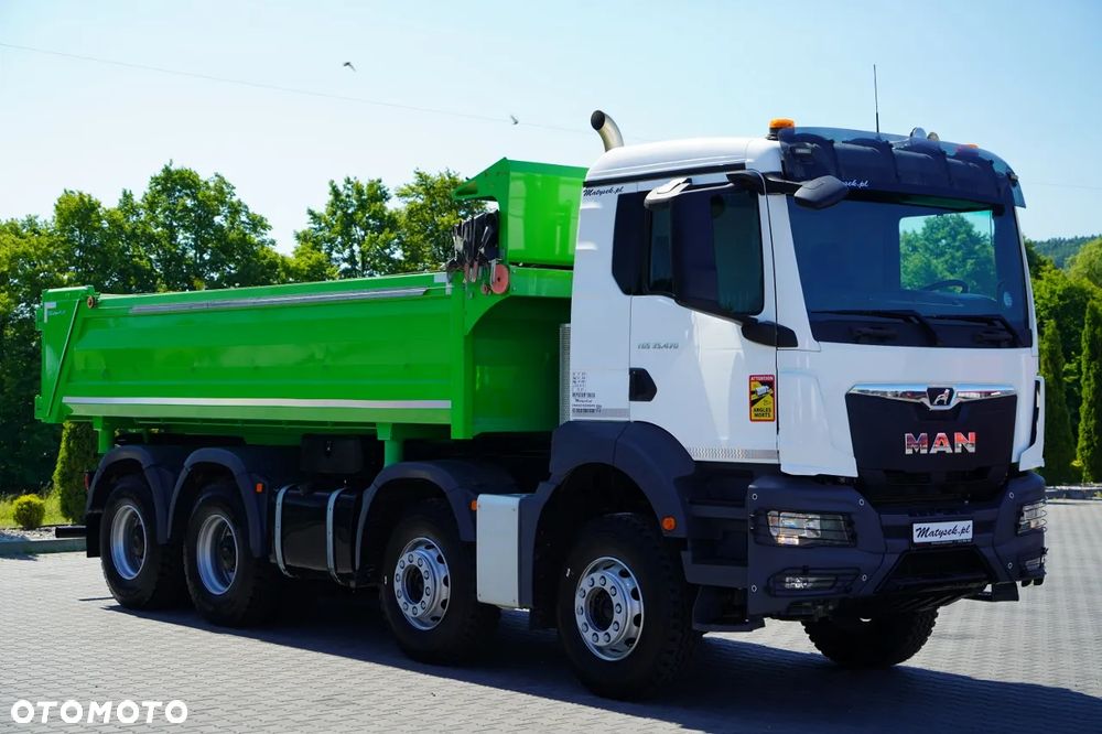 MAN TGS 35.470 / 8x4 / WYWROTKA 2 STRONNA / HYDROKLAPA / HYDROBURTA / BORDMATIK / OPONY 100% / NAVI RIO / EURO 6 - 15