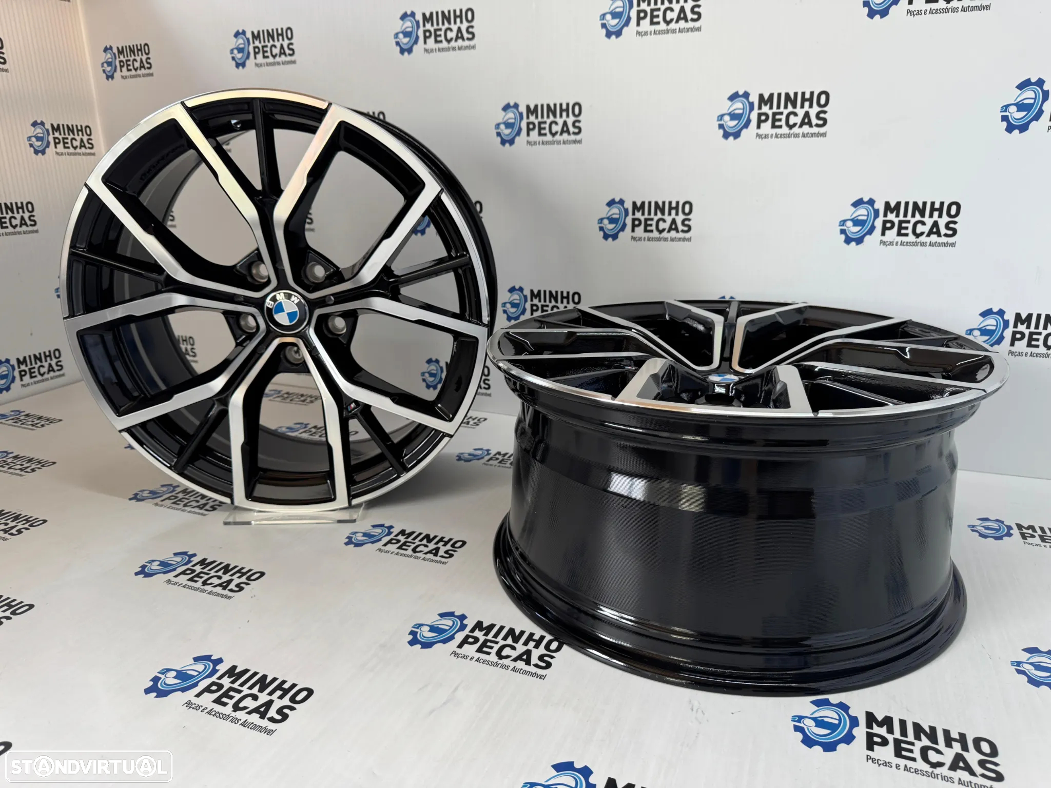 Jantes BMW Look 845M em 19 (5x120) Preto e Polido - 5