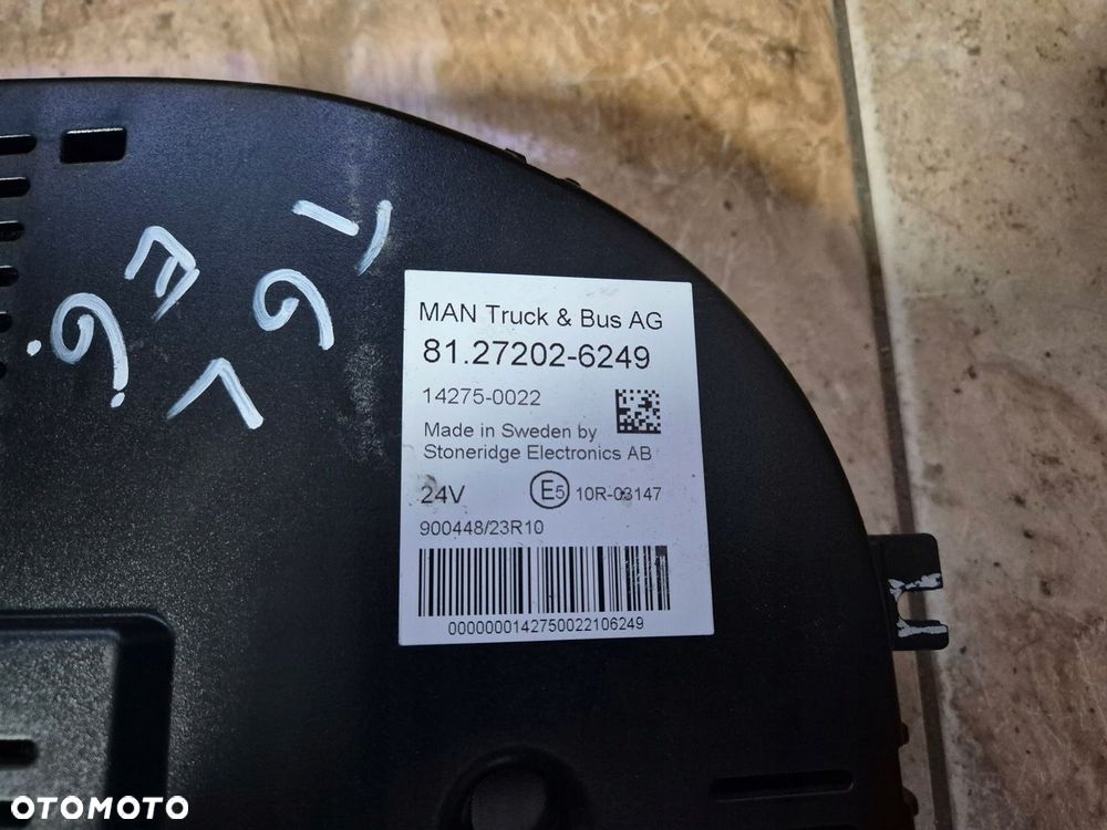 LICZNIK ZEGARY TABLICA MAN TGX TGS TGL TGM EURO 6 81272026249 - 3