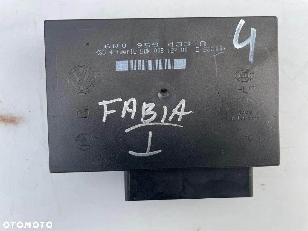 Moduł komfortu Skoda Fabia I 6Q0959433A - 1